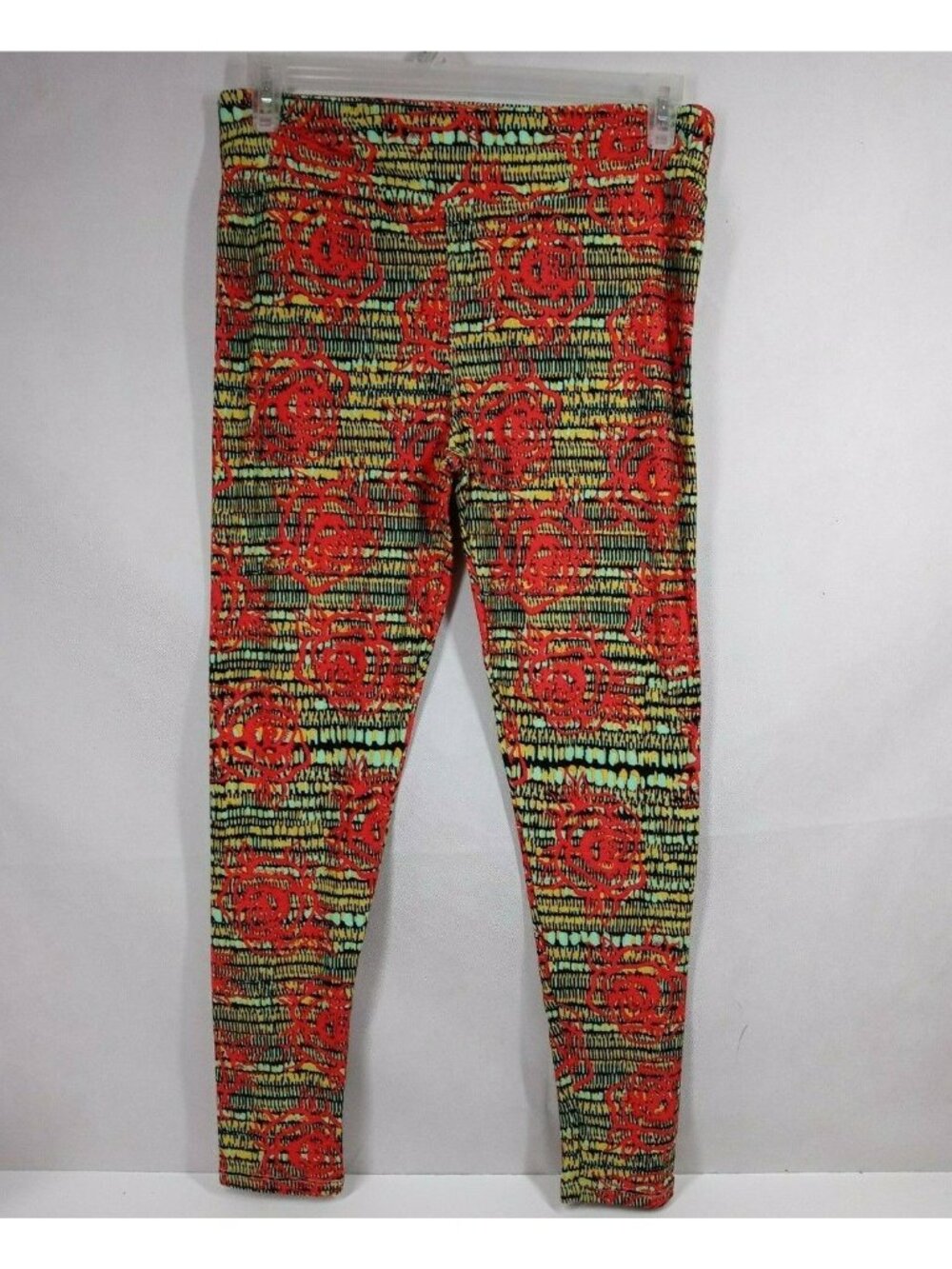 New LuLaRoe Tall & Curvy Leggings Blue, Yellow, & Red Designs